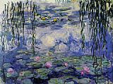 Water Paintings - Water-Lilies 38 by Claude Monet